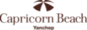 Logo or sign for Capricorn Beach hotel.