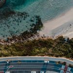 Aerial view of Yanchep beach, showcasing popular things to do in Yanchep